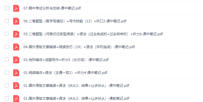 作业帮王凯皎初二英语视频课程（2021年春季冲顶班）插图