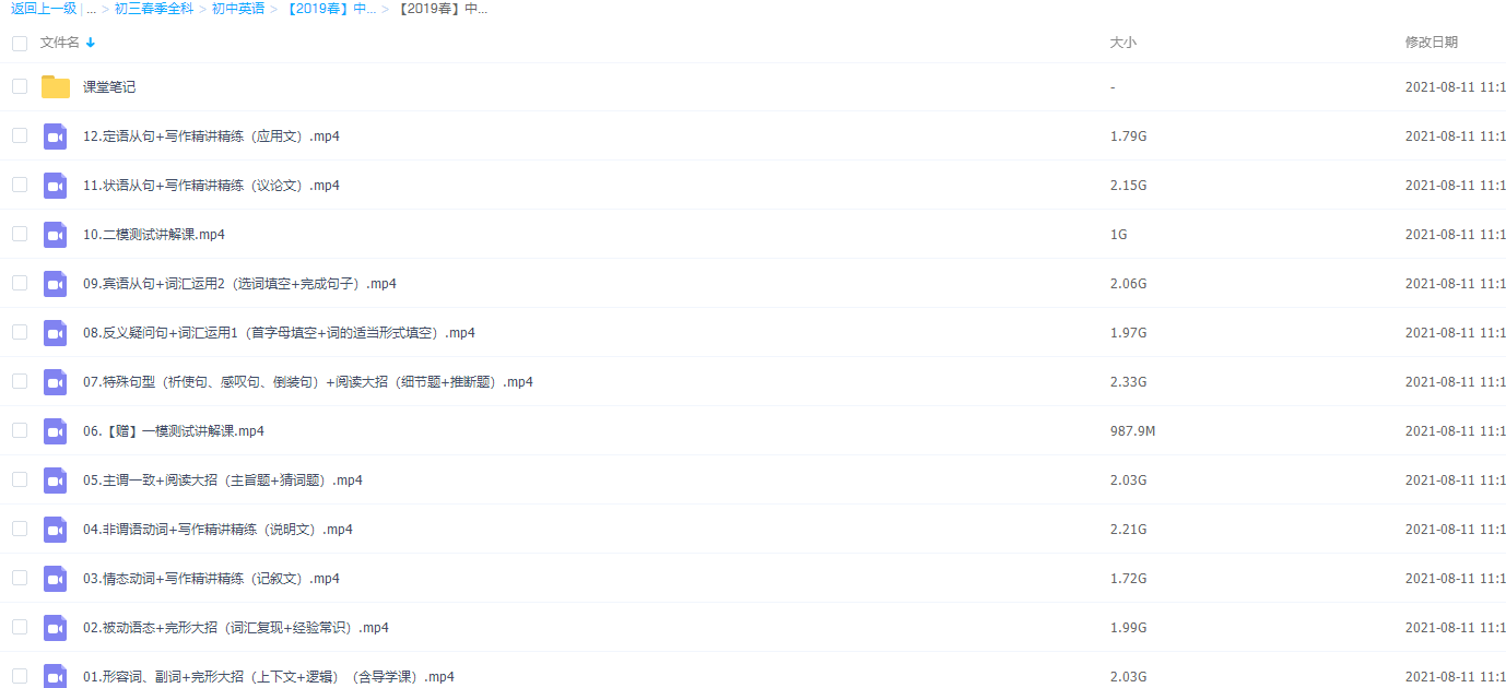 作业帮王凯皎中考英语二轮复习课程（专项复习提升班）插图1