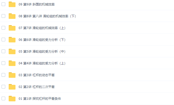 万门中学李邦彦物理(机械及机械效率专题专题突破)插图 万门中学李邦彦物理(机械及机械效率专题专题突破)插图