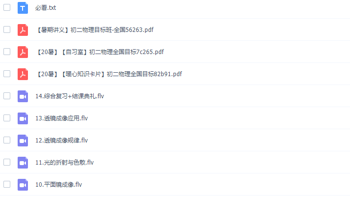 杨萌八年级物理课程直播目标班(初一升初二全国版)插图 杨萌八年级物理课程直播目标班(初一升初二全国版)插图