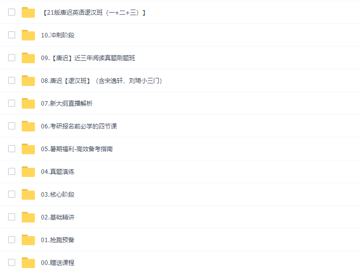 2022考研有道唐迟赵楠楠考研英语全程班188G课程大合集(阅读技巧真题刷题)插图 2022考研有道唐迟赵楠楠考研英语全程班188G课程大合集(阅读技巧真题刷题)插图