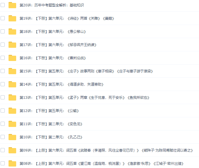 王帆初三语文年卡目标满分班（人教版中考语文难点突破）插图3