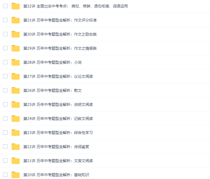 王帆初三语文年卡阅读写作班(39课时网校体系历年中考题型全面解析)插图2 王帆初三语文年卡阅读写作班(39课时网校体系历年中考题型全面解析)插图2
