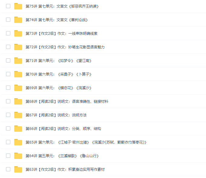 王帆初一新生语文年卡目标满分班（沪教版2019年版本75课时视频课程）插图