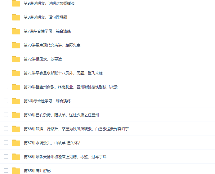 王帆学而思初二语文年卡（2013年人教版课内+课外课程73讲)插图