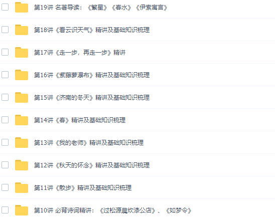 小帆课堂:初一上学期语文半年卡(2013年人教修订版课内梳理班)插图 小帆课堂:初一上学期语文半年卡(2013年人教修订版课内梳理班)插图