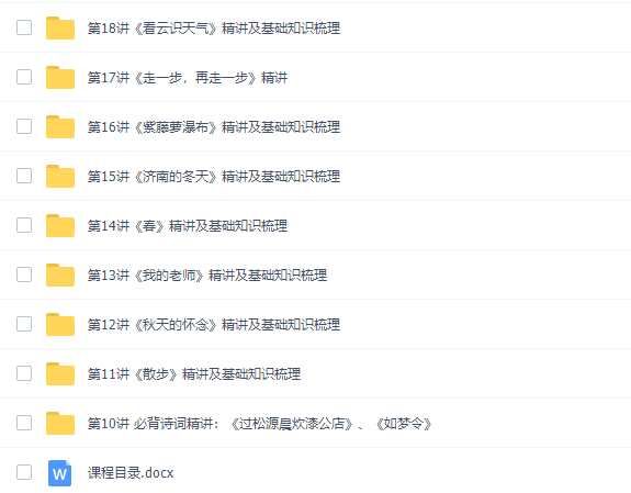 王帆初一上学期语文半年卡（人教修订版课内梳理班课程讲解）插图1