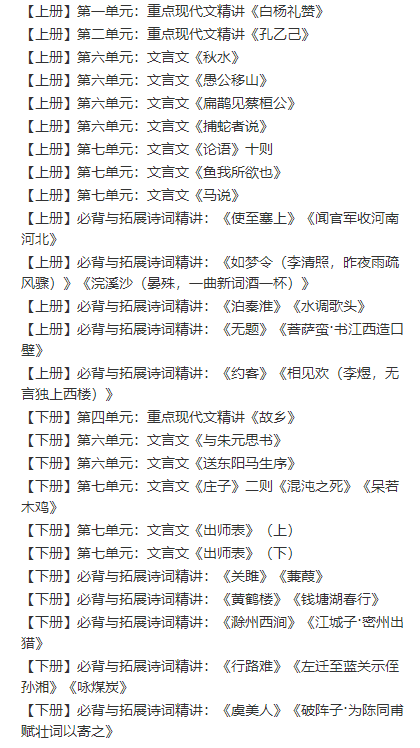 初三新生语文暑假预习领先班(王帆学而思2015版本)插图 初三新生语文暑假预习领先班(王帆学而思2015版本)插图