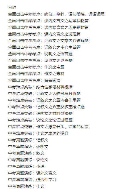 王帆中考一论、二轮复习语文联报班(中考语文复习难点突破视频)插图 王帆中考一论、二轮复习语文联报班(中考语文复习难点突破视频)插图