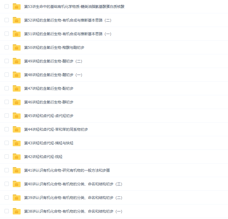 学而思高二化学选修5预习高清视频课程插图