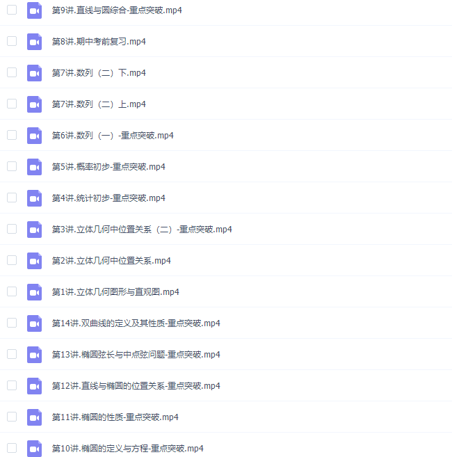 高途课堂2021秋季班高一数学付力高清视频课程插图1 高途课堂2021秋季班高一数学付力高清视频课程插图1