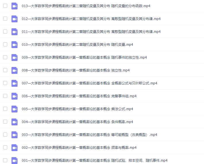 2020大学数学汤家凤概率统计同步课程插图4 2020大学数学汤家凤概率统计同步课程插图4