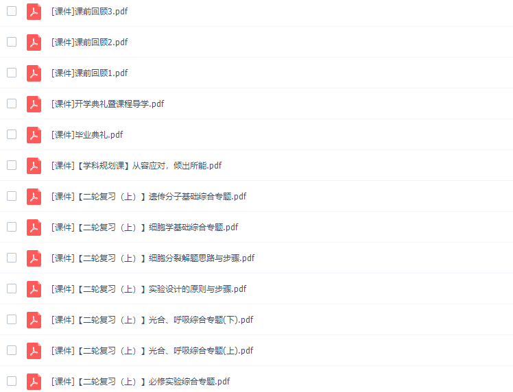 猿辅导张鹏高三生物2022年寒假A+班视频课程插图