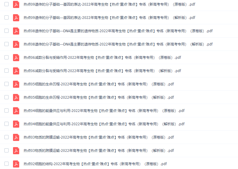 猿辅导张鹏高三生物2022年寒假S班高清视频课程插图 猿辅导张鹏高三生物2022年寒假S班高清视频课程插图