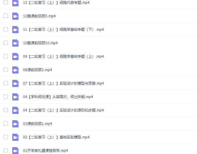 猿辅导张鹏高三生物2022年寒假S班高清视频课程插图3 猿辅导张鹏高三生物2022年寒假S班高清视频课程插图3