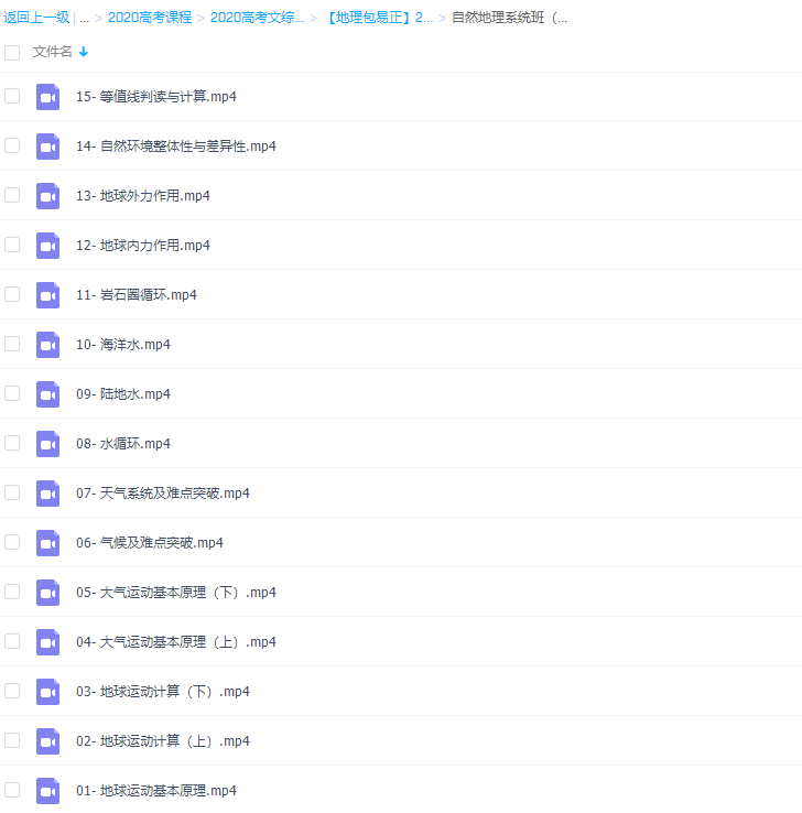 高考地理包易正2020复习联报班自然地理系统班（完结）插图