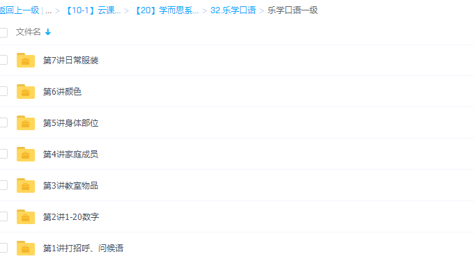 学而思少儿启蒙英语乐学口语一级完结插图 学而思少儿启蒙英语乐学口语一级完结插图