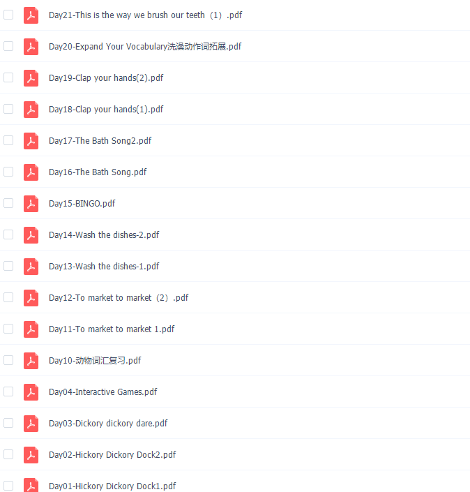 宝宝玩英语阶段1-樱桃班51节完结插图5