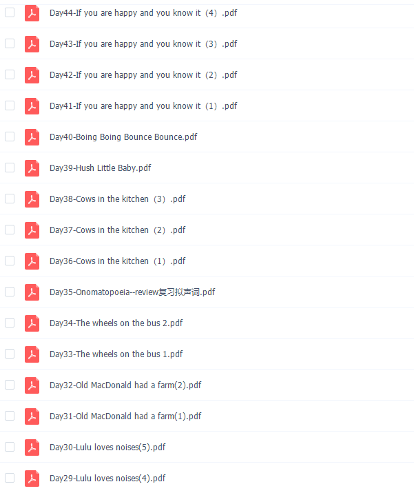 宝宝玩英语阶段1-樱桃班51节完结插图4