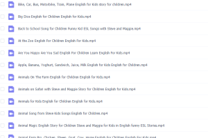 史提夫少儿趣味英语动画视频全集