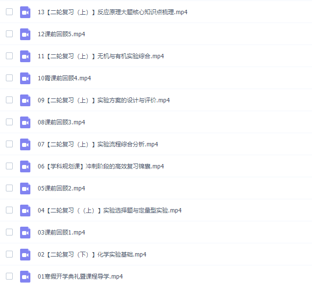 猿辅导李霄君高三化学2022年寒假S班视频课程资源插图1 猿辅导李霄君高三化学2022年寒假S班视频课程资源插图1