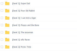 英语绘本牛津树level(1-3)双语解说