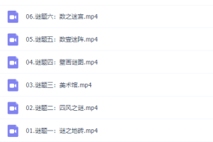学而思游戏科学益智课程《谜题游戏》