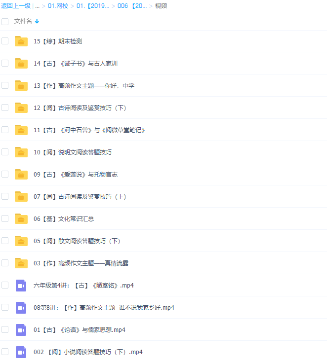 学而思小学六年级达吾力江大语文直播班15讲课程插图