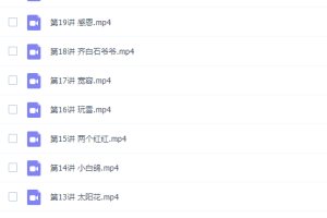 梅子老师二年级小荷班阅读理解提升40集课程完结