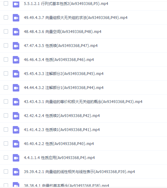 大学数学之线性代数58讲南京工业大学版本高清视频插图2 大学数学之线性代数58讲南京工业大学版本高清视频插图2