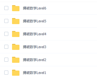 数学思维课《捅破数学Level1~6》视频课程插图