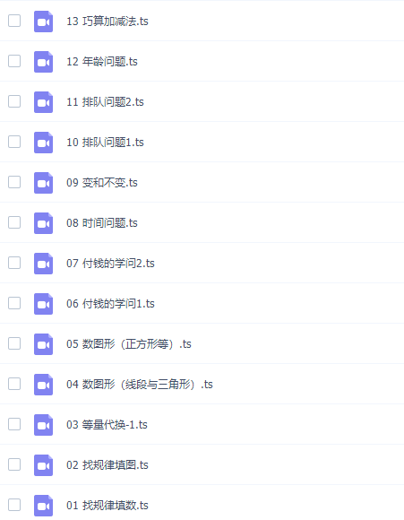数学思维课《捅破数学Level1~6》视频课程插图2