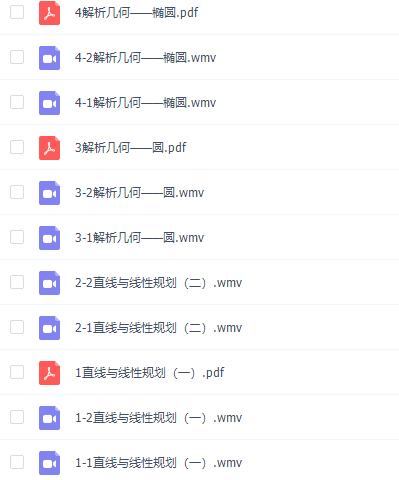 李永乐高考数学一轮复习解析几何专题课程插图 李永乐高考数学一轮复习解析几何专题课程插图