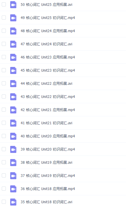 考研朱伟恋练有词词汇5500核心词汇2（全20-60集）插图1