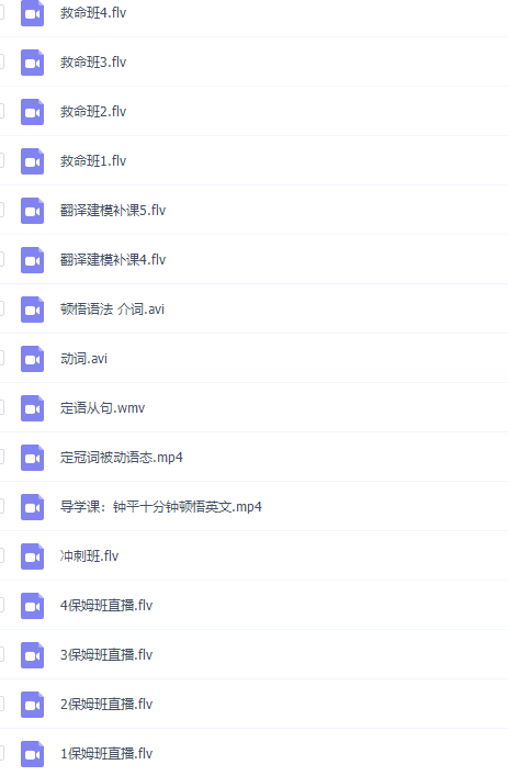 高中英语有道精品课程钟平救命班系列(完结)插图