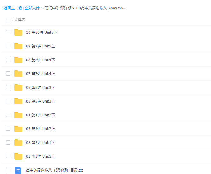 万门中学邵洋颖高中英语选修八课程视频插图 万门中学邵洋颖高中英语选修八课程视频插图