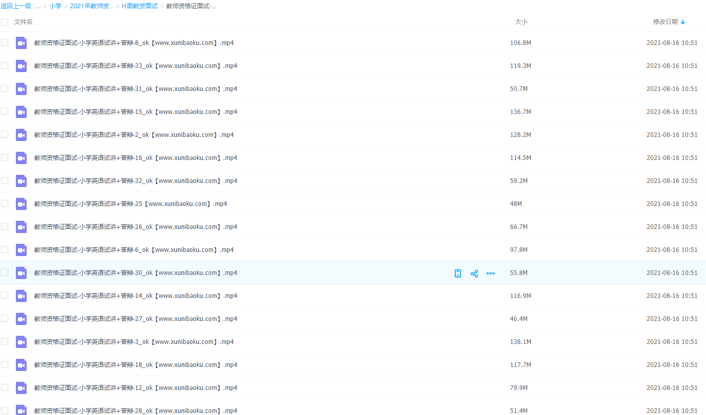 2021年教师资格证统考面试小学英语试讲答辩班提升讲义视频大全插图