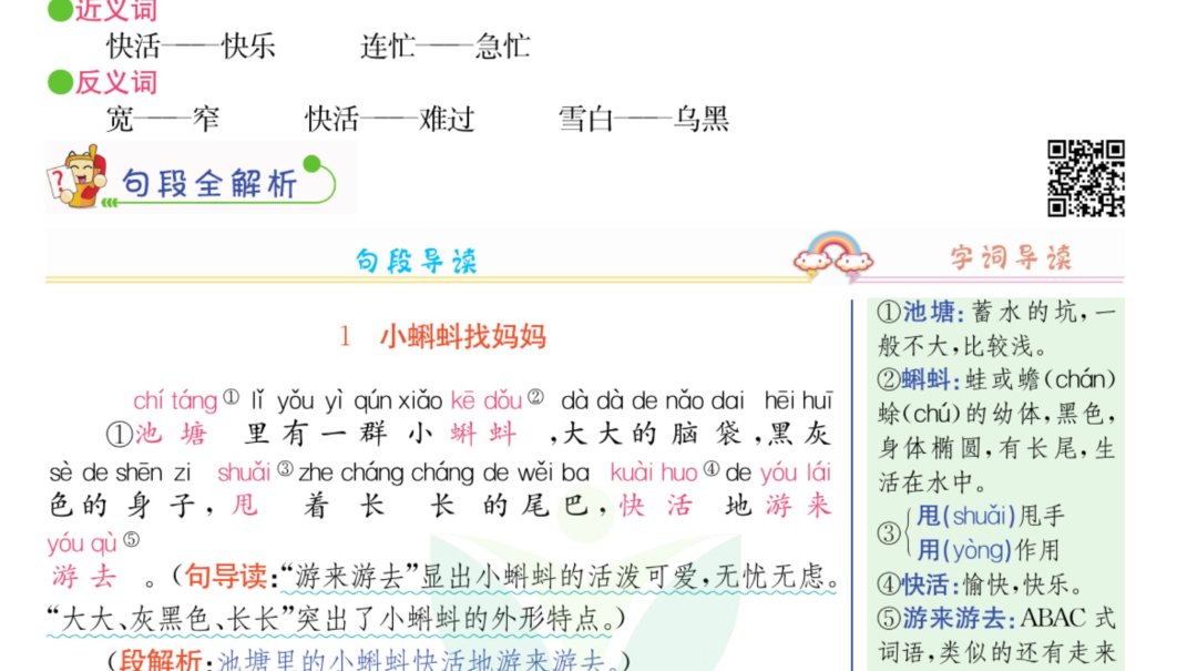 小学2年级语文上册教材全解彩色可打印版插图