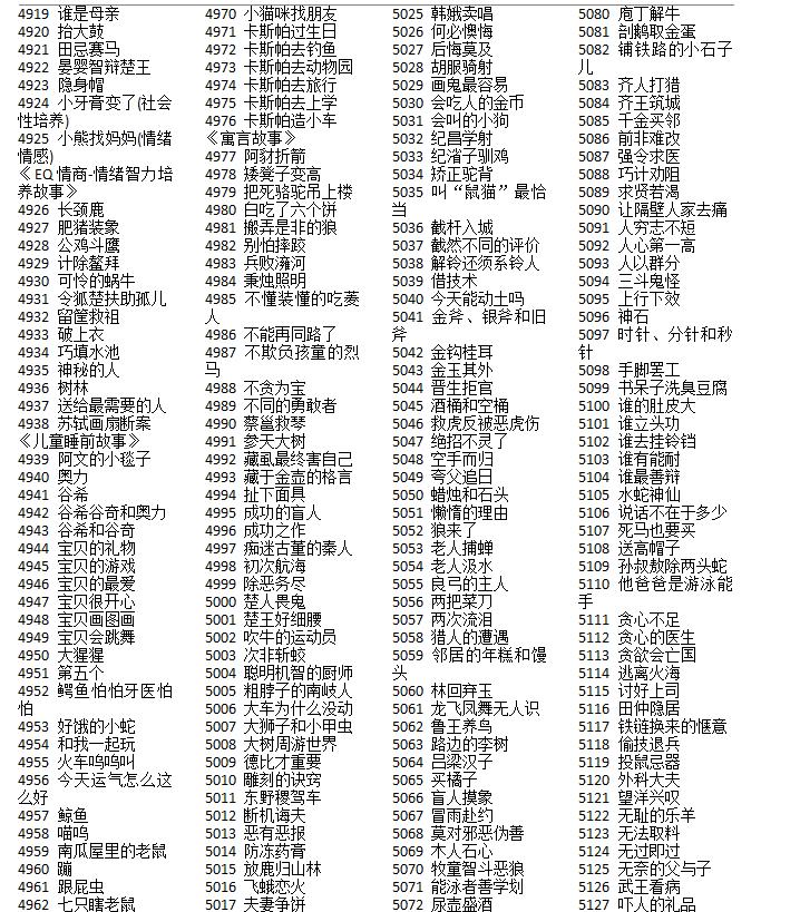 国学机最新7430首音频（史上最全幼教音频）插图2