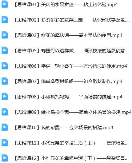 儿童手工黏土课50节插图