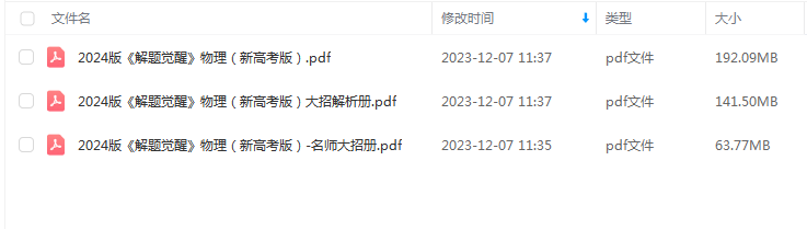 2024版《解 题 觉 醒》物理插图1