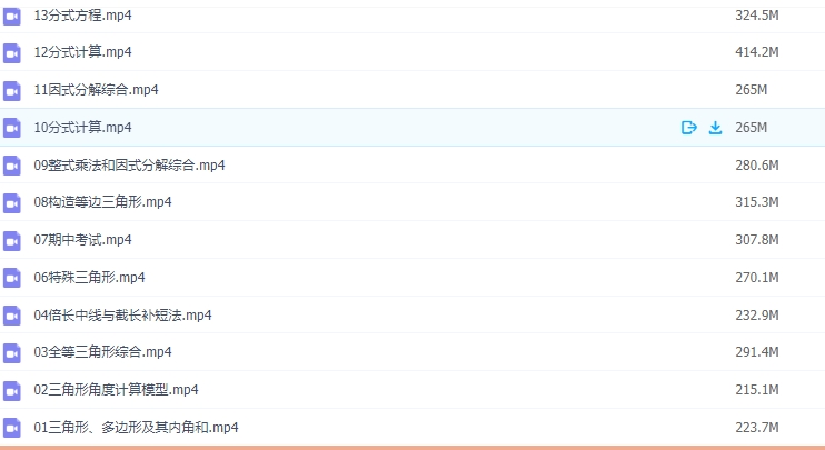 新初二数学秋季培优班（人教版）（300）插图